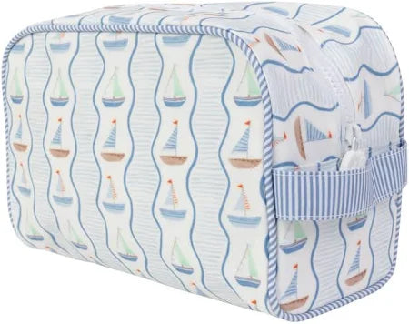 Apple of My Isla The Dopp Kit Sailboats