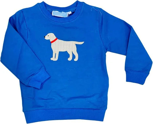 Trotter Street French Terry Pullover- Dog