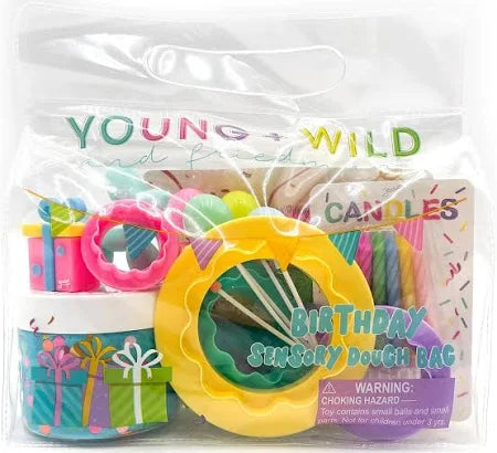 Young Wild and Friedman Sensory Dough Bag-Birthday