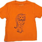 Mustard and Ketchup Short Sleeved Orange/Navy Tiger T-Shirt