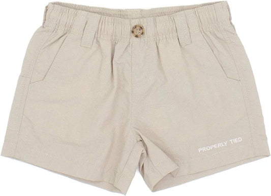 Properly Tied Boys Mallard Shorts Khaki