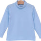 Trotter Street  Taylor Turtleneck Light Blue