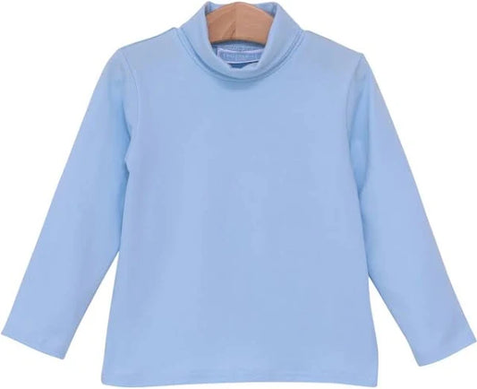 Trotter Street  Taylor Turtleneck Light Blue