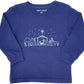 Mustard and Ketchup LS Navy with Light Blue Ink Nativity T-Shirt