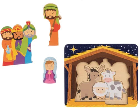 Ganz 7.5" Nativity Layered Puzzle