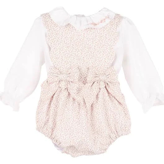 Sophie and Lucas BB Blooms OG Girl Overall, Pink
