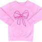Mustard and Ketchup Light Pink Bow Sweatshirt