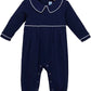 Trotter Street Joseph Romper-Navy
