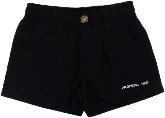Properly Tied Boys Mallard Shorts Black