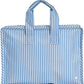 TRVL Design Overnite Tote Pimlico Stripe Chambray