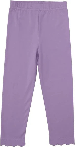 Trotter Street Scallop Leggings- Lavender