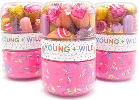 Young Wild and Friedman Grab & Go Dough Jar - Ice Cream