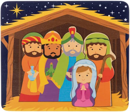 Ganz 7.5" Nativity Layered Puzzle