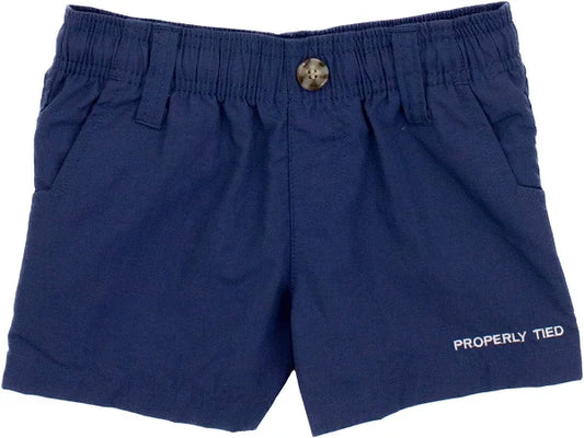 Properly Tied Baby Mallard Shorts River Blue