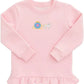 Itsy Bitsy Ruffle Pullover--Carriage