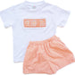 Ruth and Ralph Dancing Skeletons Smocked Shorts Set