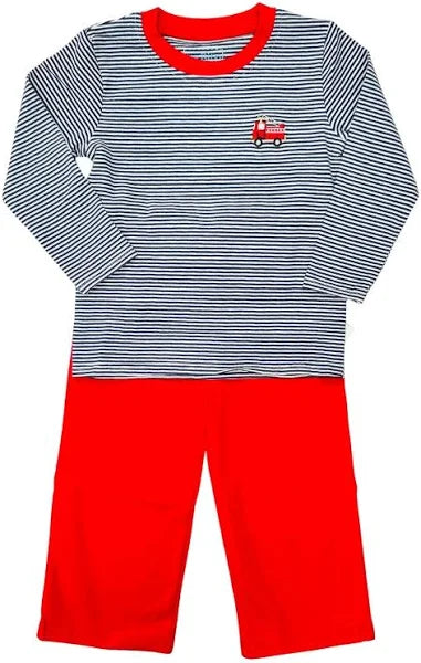 Itsy Bitsy Firetruck Pants Set