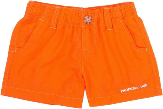 Properly Tied Boys Mallard Shorts Orange