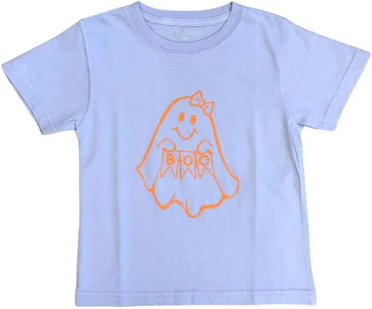 Mustard and Ketchup SS Light Purple BOO Ghost T-Shirt