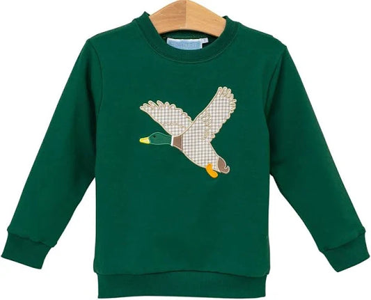 Trotter Street French Terry Pullover- Mallard