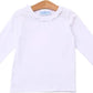 Trotter Street  Vera Ruffle Top White
