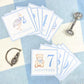 Beaufort Bonnet Sir Propers Month Markers--Buckhead Blue