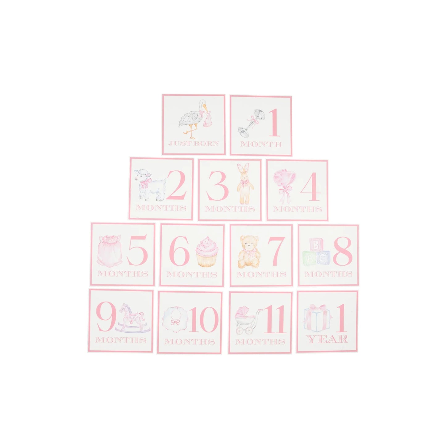 Beaufort Bonnet Sir Proper's Month Markers Palm Beach Pink