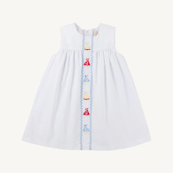 Beaufort Bonnet Sleeveless Tabitha's Teacher's Pet Dress--Sailboat