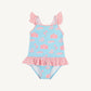 Beaufort Bonnet St Lucia Swimsuit--Parrot Cay Canopy/Parrot Cay Coral Stripe