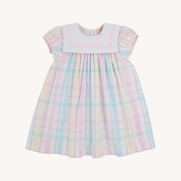 Beaufort Bonnet Stewart's Square Collar Dress--Brunch Plate Plaid