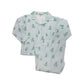 Sweet Dreams Christmas Tree Print Blue Pajamas