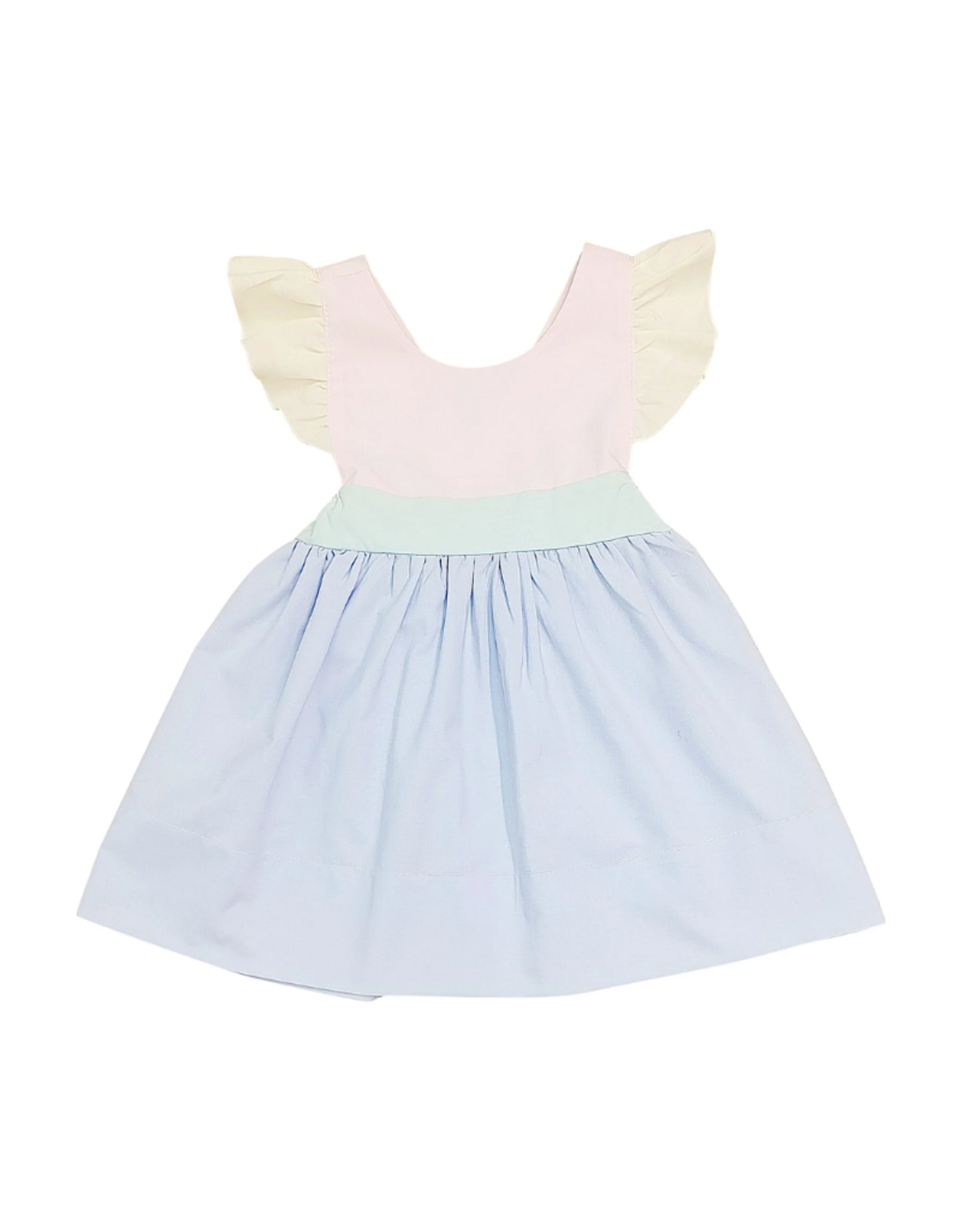 Sweet Dreams Colorblock Dress with Bow