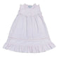 Sweet Dreams Shadow Stitch Embroidered Bow Pink Nightgown