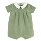 Sophie and Lucas Heirloom Cord Boy Bubble--Green