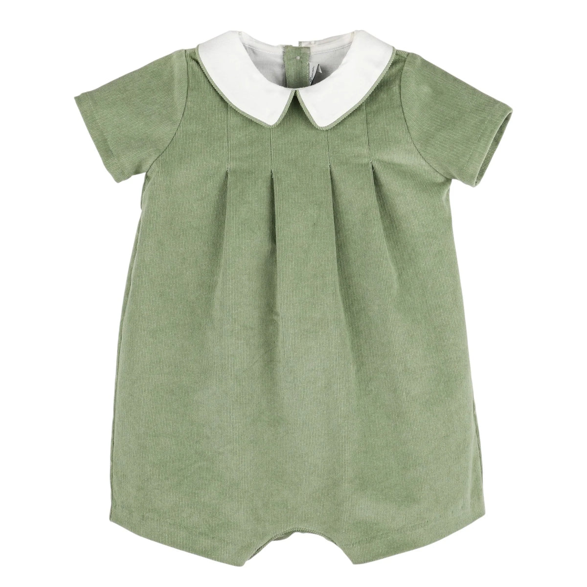 Sophie and Lucas Heirloom Cord Boy Bubble--Green