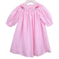 Sweet Dreams Santa and Presents Pink Smocked Dress