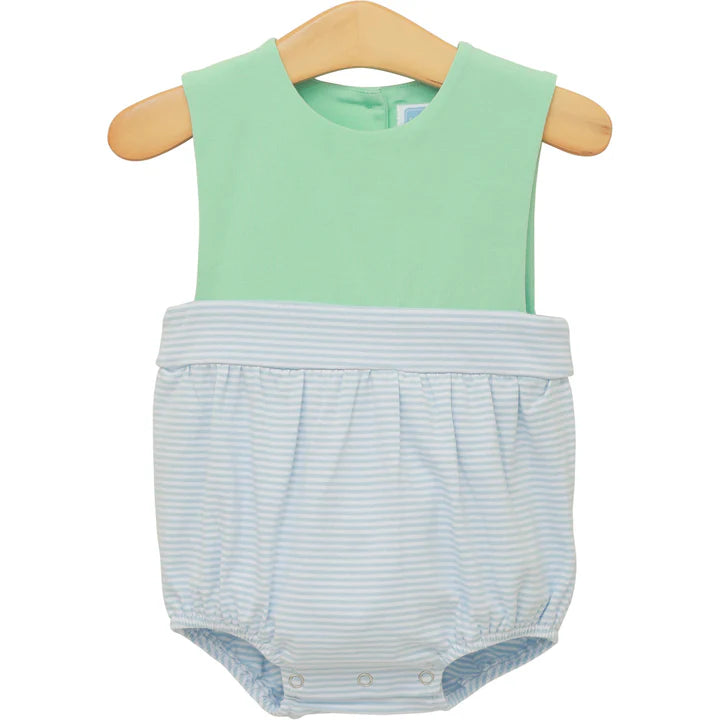 Trotter Street Thomas Bubble--Light Blue Stripe/Mint