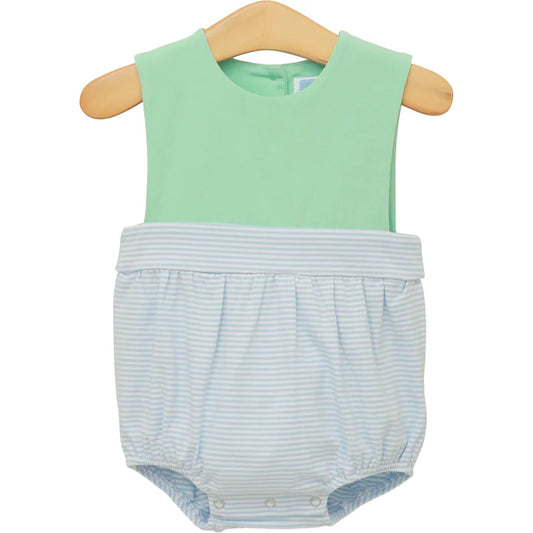 Trotter Street Thomas Bubble--Light Blue Stripe/Mint