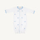 Beaufort Bonnet Twinkle Twinkle 2 in 1 Gown Worth Ave White/Beale Street Blue/Easter