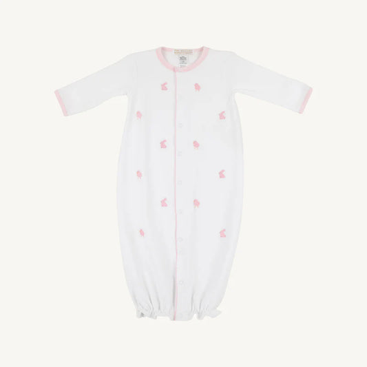 Beaufort Bonnet Twinkle Twinkle 2 in 1 Gown Worth Ave White/Palm Beach Pink/Easter