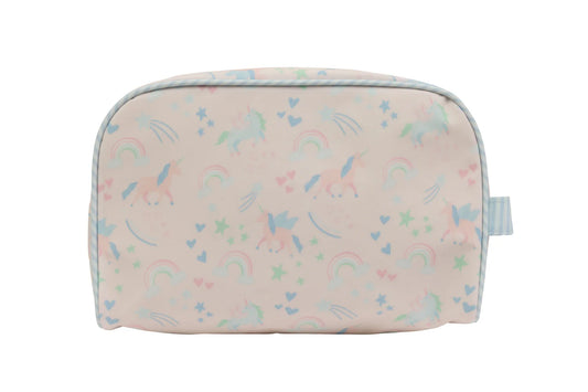 Apple of My Isla The Dopp Kit in Unicorns