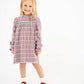 Beaufort Bonnet Long Sleeve Mary Baker Day Dress--Wicker Park Plaid and Richmond Red