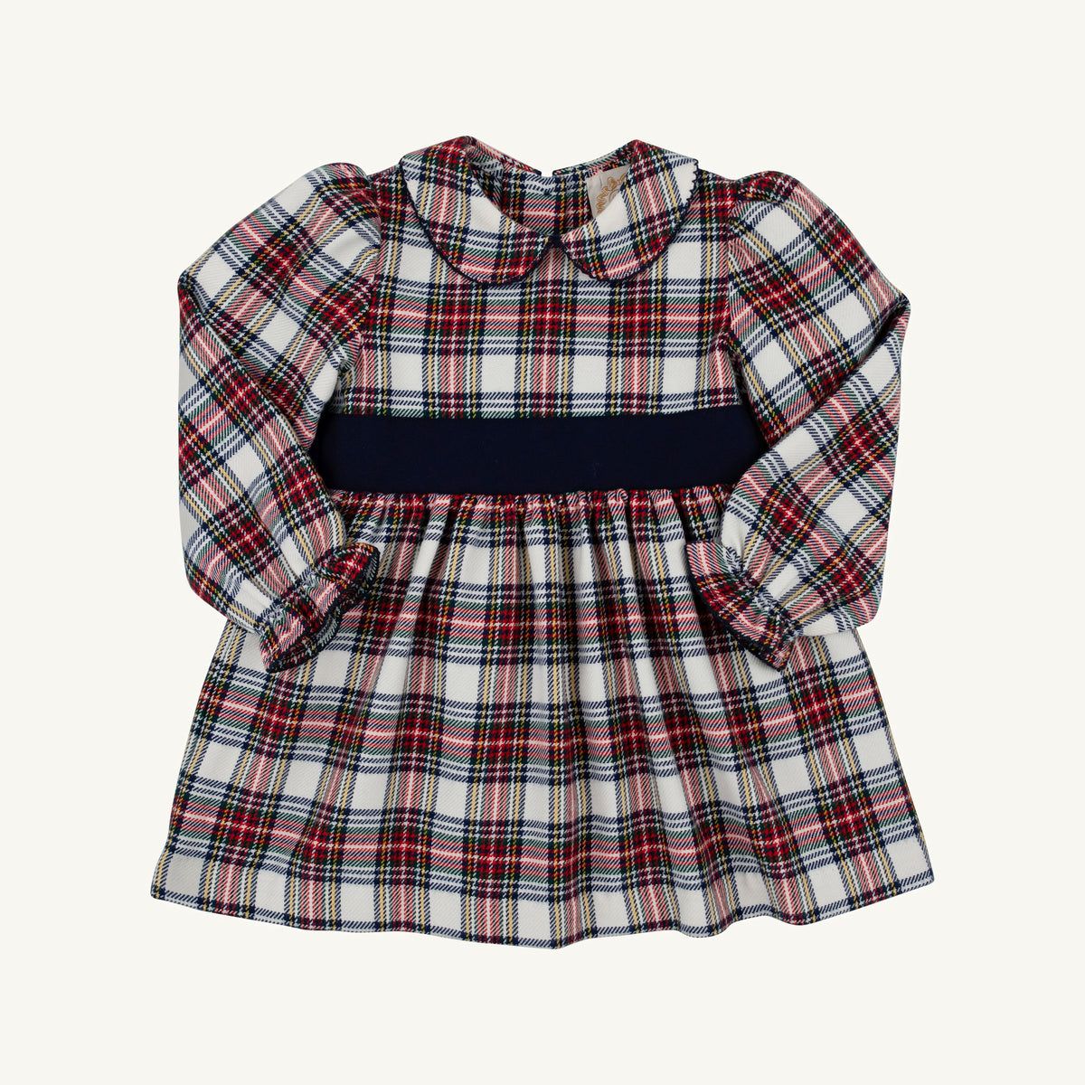 Beaufort Bonnet Long Sleeve Cindy Lou Sash Dress--Paris Pike Plaid