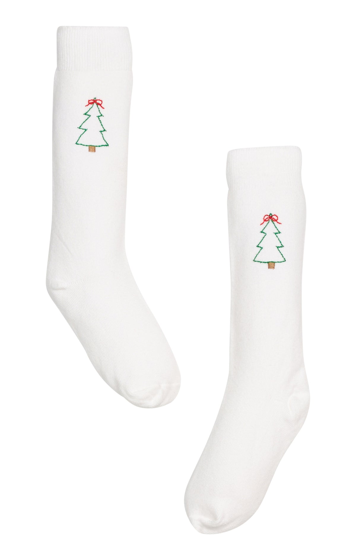 Little English Knee Highs--Christmas Trees