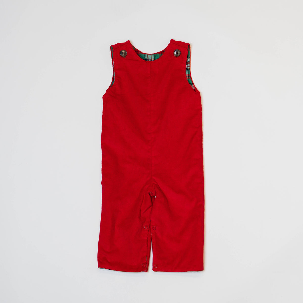 Saltwater Boys Rivers Reversible Longall--Green Plaid