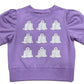 LuLu BeBe Lily Lavender Ghost Sequin Puff Shirt