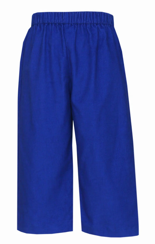 Anavini Velani Classics Boy's Royal Blue Corduroy Pants