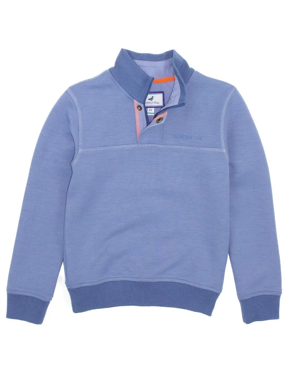 Properly Tied Kennedy Pullover--Stone Blue