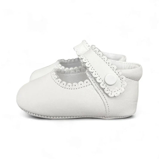 Nomandino Sophie White Infant Baby Shoes